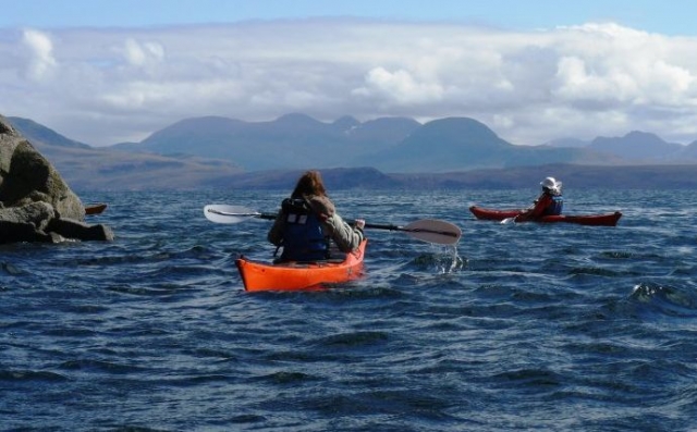  海上皮划艇探险 